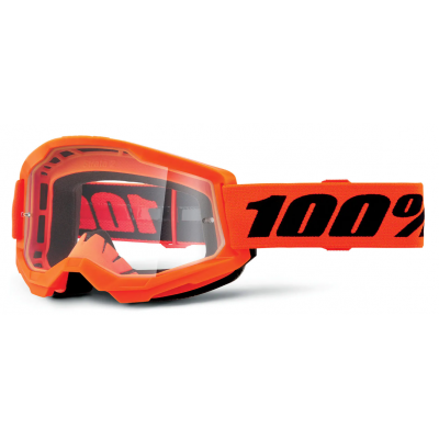 Мотокрос очила 100% STRATA2 NEON ORANGE 24